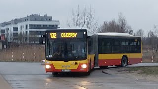 MZA Warszawa MAN NG363 Lions City G 3416 Linia 132 Cała trasa [upl. by Nawoj589]