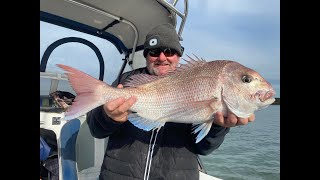 Amazing Westernport winter Snapper fishing we get our first red of the season [upl. by Weston]