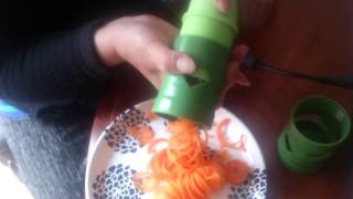 Best Vegetable Spiral Julienne Slicer Spiralizer on eBay Australia [upl. by Gnivre]