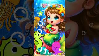 Cutest Lullaby Undersea For Your Little Princess and Calming Undersea Animation Baby Lullaby  ❤️❤️ [upl. by Netsirc]