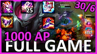 1000 AP Shaco goes crazy  S13 OTP SHACO FULL GAME [upl. by Yokum]