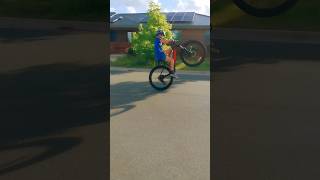 Doing wheelies up the road [upl. by Trah]