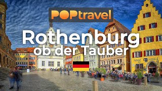 Walking in ROTHENBURG OB DER TAUBER  Germany 🇩🇪 4K 60fps UHD [upl. by Ravo]