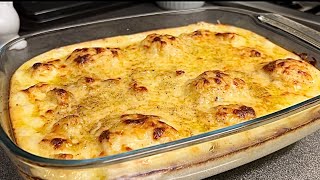 Easy Cauliflower Cheese Recipe  Cheesy Cauliflower Bake [upl. by Togram]