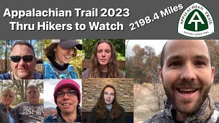 Appalachian Trail 2023  Thru Hikers to Watch [upl. by Notsa]