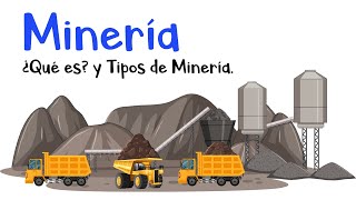 🪨 ¿Qué es la Minería y Tipos de Minería 🪨 Fácil y Rápido [upl. by Brady20]