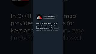 In C11 unorderedmap provides hash tables for keys and values of any type including custom cla [upl. by Grata]