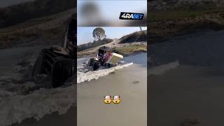 SWARAJ GOT STUCK IN WATER🤯NISHU DESHWALautomobilenishudeshwalvirallivebig4rabetindshorts [upl. by Nortna]