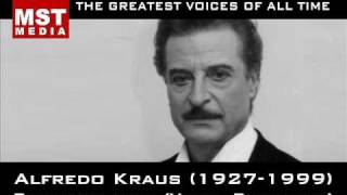 100 Greatest Singers ALFREDO KRAUS [upl. by Adrianna]