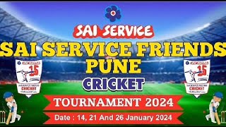 SAI SERVICE FRIENDS CRICKET LEAGUE  PUNE  2024 [upl. by Ahouh]