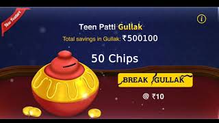 Gullak Tutorial  Octro TeenPatti  TeenPatti [upl. by Ayrb]