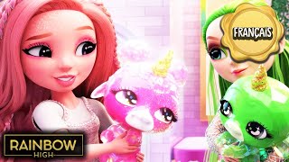 La première leçon de Bella à Rainbow World 🌈  Rainbow High Clip [upl. by Enelhtak]