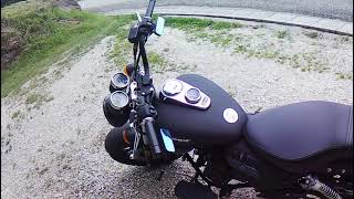 Keeway Superlight 125  Custom Cruiser Exhaust Sound Motorbike [upl. by Chandra344]