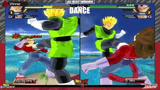 LAST DANCE DBZ BT3 SSJ BIG BANG VS MIKS [upl. by Ahouh]