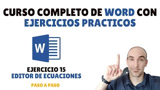 Word COMPLETO con EJERCICIOS PRACTICOS  Ecuaciones 📘 [upl. by Kcirderfla425]