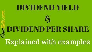 What is Dividend Yield  Explained With Examples [upl. by Fulbright763]