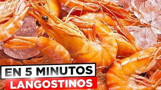 Langostinos DESCONGELADOS EN 5 MINUTOS 👌😎 Trucos Maestros de Experto ¡Imperdible [upl. by Faustena]