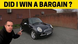 I BOUGHT A MINI COOPER FROM AUCTION R50 MINI [upl. by Tavish]