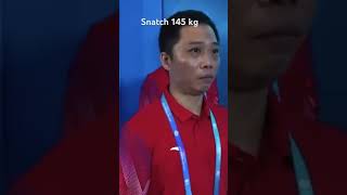 LI Wenwen 🇨🇳 SNATCH 145 kg 🏆 IWF WORLD CUP 🥇 [upl. by Luapnaej]