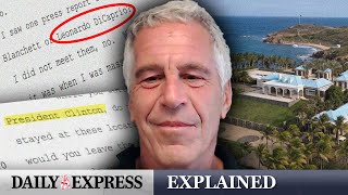 The Epstein Files Global stars named in released documents  EXPLAINED [upl. by Vinita]