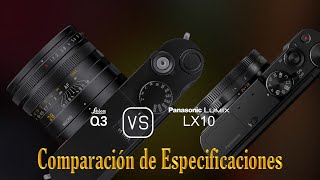 Leica Q3 vs Panasonic Lumix LX10 Una Comparación de Especificaciones [upl. by Leonerd577]