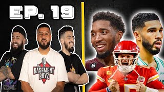 The Basement Boyz 19 Detroit Lions Super Bowl Hopes Patrick Mahomes Credit NBA Talk and More [upl. by Lamaj]