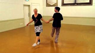 Beginners Lindy hop class Kick Through and Hand to Hand Charleston 261112 [upl. by Seavir]