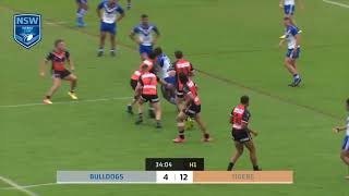 SG Ball Round Three  Canterbury Bulldogs v Balmain Tigers [upl. by Delfine259]