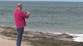 Scremerston Beach  Cocklawburn Beach  BerwickuponTweed Friday 24th August 2018 [upl. by Eloccin]