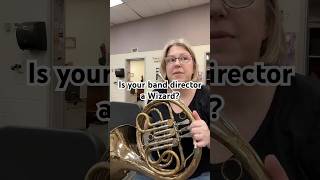 Is your band director a wizard band banddirector flute sax trumpet clarinet triangle wizard [upl. by Hoxie]