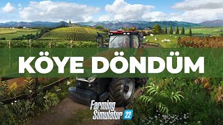 KÖYE DÖNDÜM  FARMING SIMULATOR [upl. by Ylac]