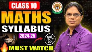 CBSE Maths Complete Syllabus For Class 10th 202425 class10 boardexam [upl. by Jasen]