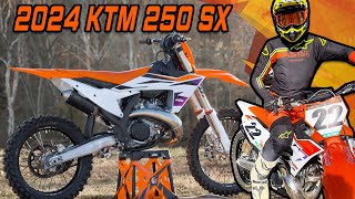 2024 KTM 250SX  FIRST RIDE 💨 [upl. by Lorin]