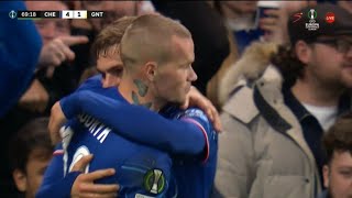 Kiernan DewsburyHall Goal Chelsea vs Gent 41 All Goals and Extended Highlights [upl. by Ati]