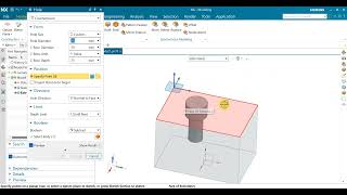 How to use hole in NX 2027 in English [upl. by Kalagher]