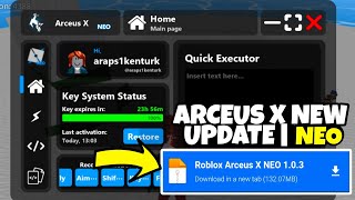 Arceus X New Update v103  Arceus x Neo Better Delta ExecutorFluxus amp Codex  Arceus X Download [upl. by Laughry]