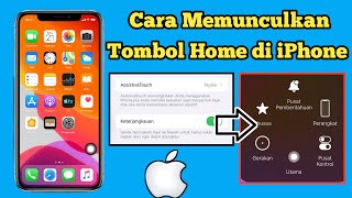 cara memunculkan tombol home di iPhone  mengaktifkan AssistiveTouchtombol pintas iPhone [upl. by Benjamen]