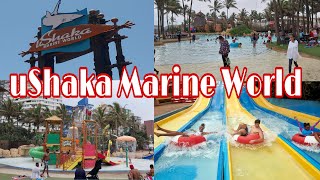 uShaka Marine World Durban  uShaka Wet n Wild Vlog  Durban Vlog [upl. by Valentina931]