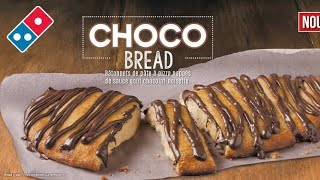 How to Make Dominos Choco Bread Nutella Chocolate Lets See😧😧 [upl. by Ahsiekyt]