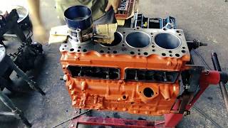 Isuzu 4BD1 Turbo diesel engine rebuild timelapse [upl. by Anecuza769]