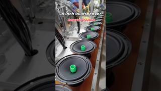 18 Inches speaker manufacturing 😱 shorts trending shortsfeed viralvideo [upl. by Latsirc]