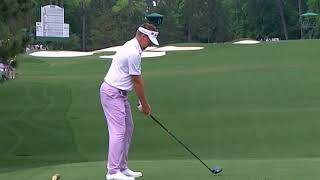 Ian Poulter driver swing 2019 Masters [upl. by Nek]