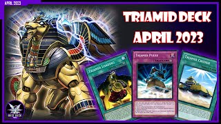 Triamid Deck Profile April 2023  Ranked And Gameplay With New Support  Yugioh Duel Links [upl. by Norman]