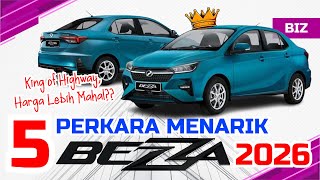 Perodua BEZZA Baharu 2026 Ini Perkara Yang Perlu Anda Tahu [upl. by Adranoel]