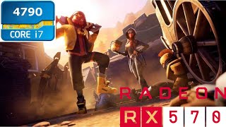 Fortnite Chapter 4 RX 570I74790 Lumen TSR UE 5 [upl. by Aschim]