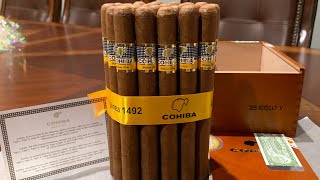 Cuban Cigar Cohiba Siglo V Unboxing Box of 25 [upl. by Pollard]