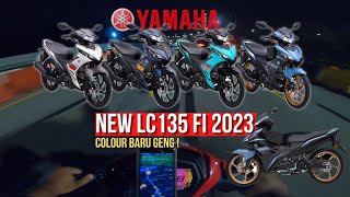 NEW YAMAHA LC135 FI 2023  LCV8 ADA JAJAN BARU GENG🔥 [upl. by Aisitel]