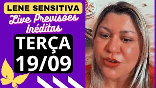 LENE SENSITIVA LIVE COM PREVISÕES INÉDITAS TERÇA 1909 ❤️ [upl. by Laverna846]