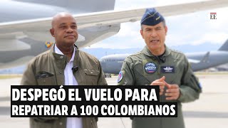 Despegó el vuelo humanitario para repatriar a más de cien colombianos de Líbano  El Espectador [upl. by Niamjneb968]