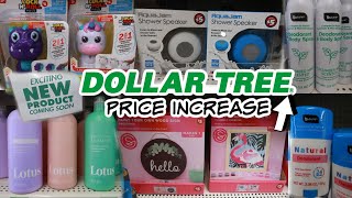 DOLLAR TREE  PRICE INCREASE  WHATS ON THE SHELVES [upl. by Lajes]